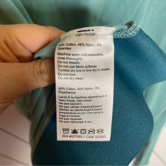 Outdoor Research | Red Rocks 1/4 Zip Hoodie Shirt Teal Size XL - Picture 11 of 11